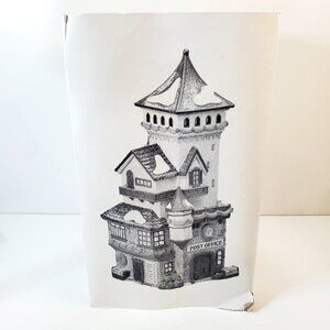 Vtg 1992 Dept 56 Post Office North Pole Series Christmas Village #56235 Retired